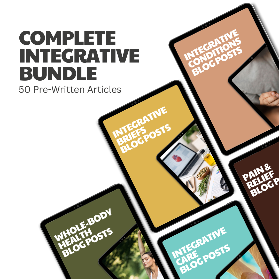 Complete Integrative Bundle – 50 Pre-Written Articles