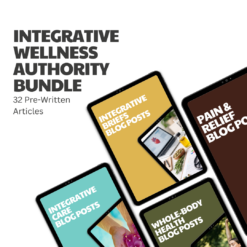 Integrative Wellness Authority Bundle – 32 Pre-Written Articles